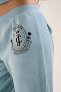 Heritage Palm Tree Crest Caisa Trackpant - Dusk Blue