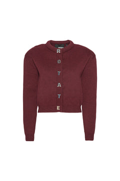 Firm Knit Cardigan - Zinfandel
