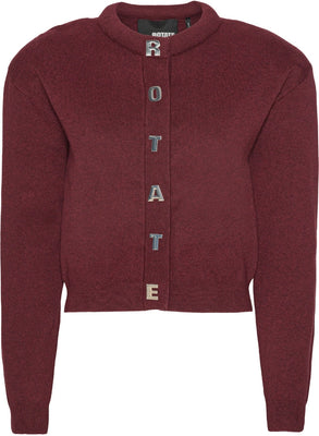 Firm Knit Cardigan - Zinfandel