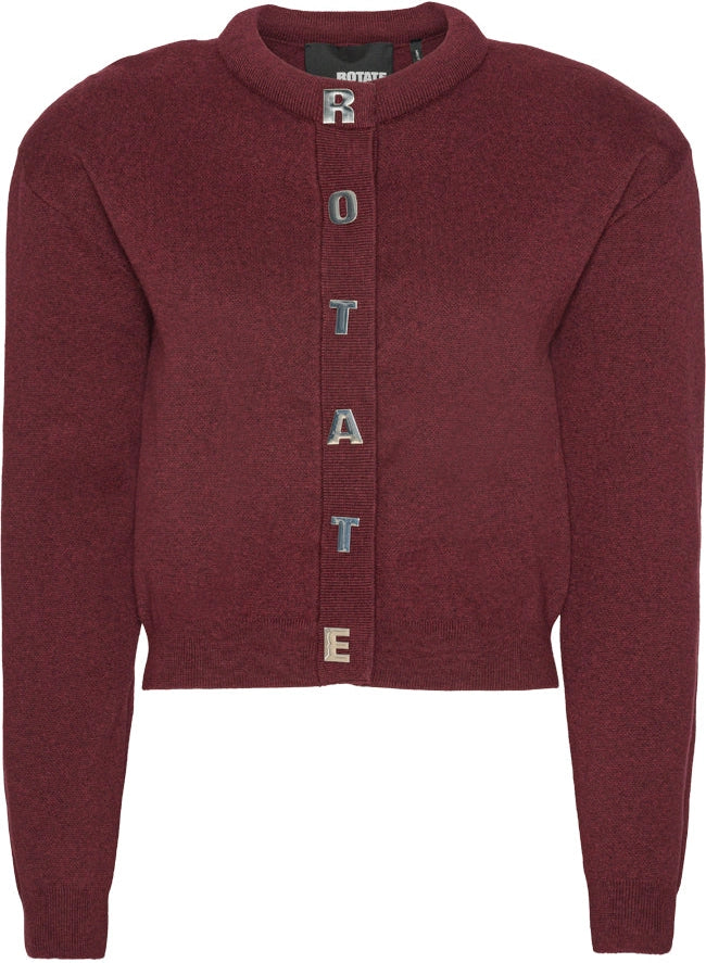 Firm Knit Cardigan - Zinfandel