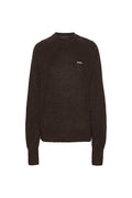Light Knit Logo Sweater - Chicory Coffee