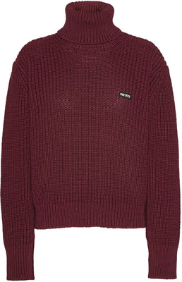 Knit Turtleneck Jumper - Zinfandel