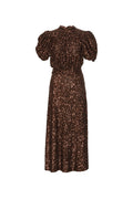 Sequins Midi Dress - Chicory Coffee