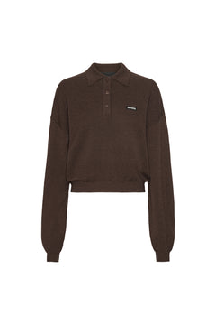 Slinky Knit Polo - Molé
