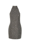 Beaded Halterneck Dress - Black