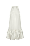 Gathered Mini Dress - Egret