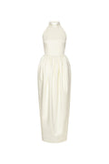 Satin Maxi Dress - Egret