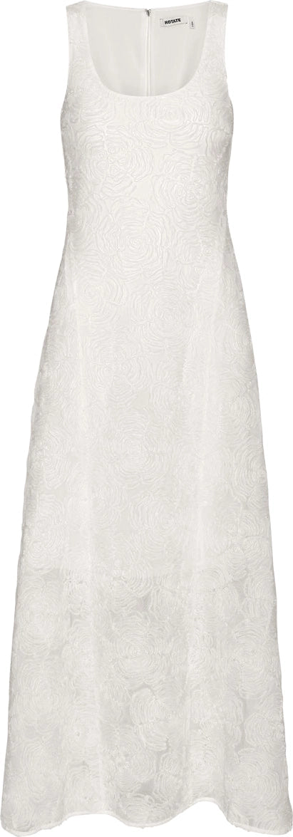 Mesh Maxi Dress - Egret