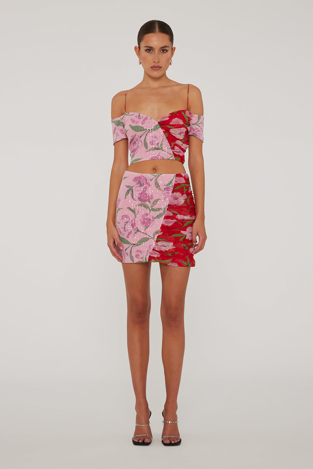 Printed Mini Skirt - Wildeve + Prism PinkComb