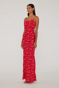 Printed Maxi Dress - Wildeve Cluster + High
Risk Red Comb
