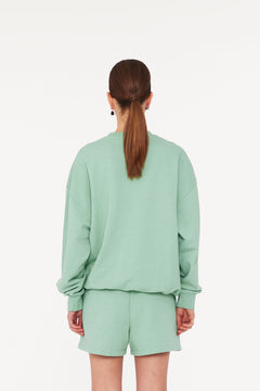 Sweat Logo Crewneck - Granite Green