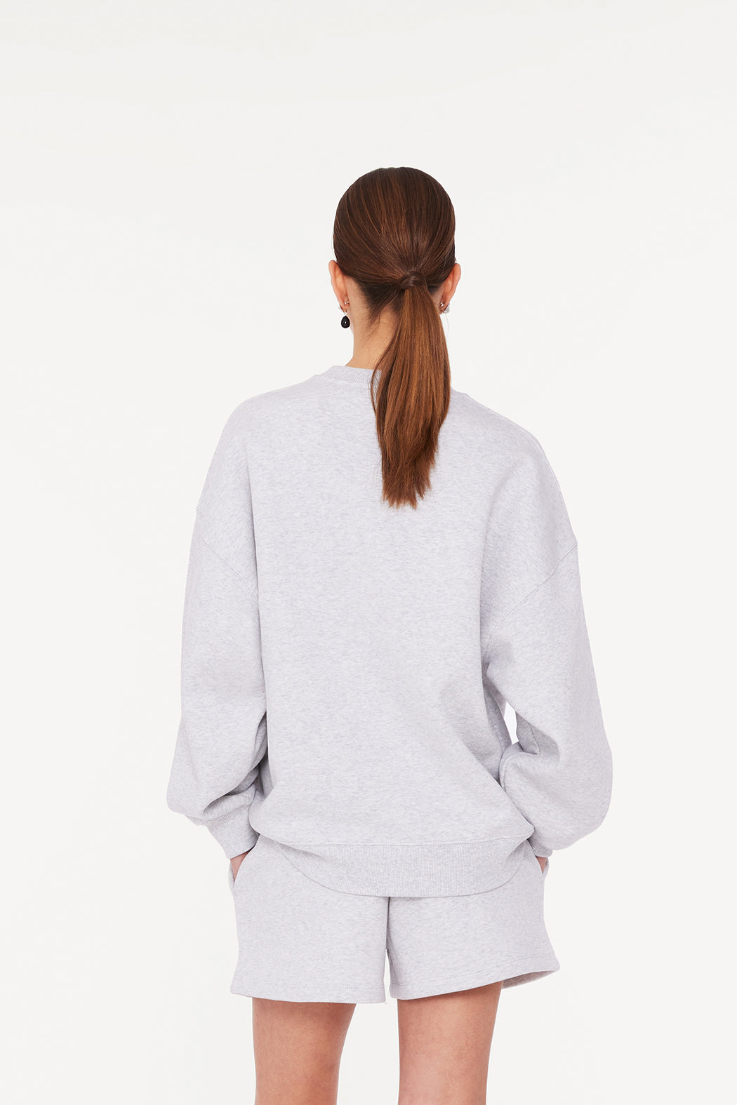 Sweat Logo Crewneck - Light Grey Melange