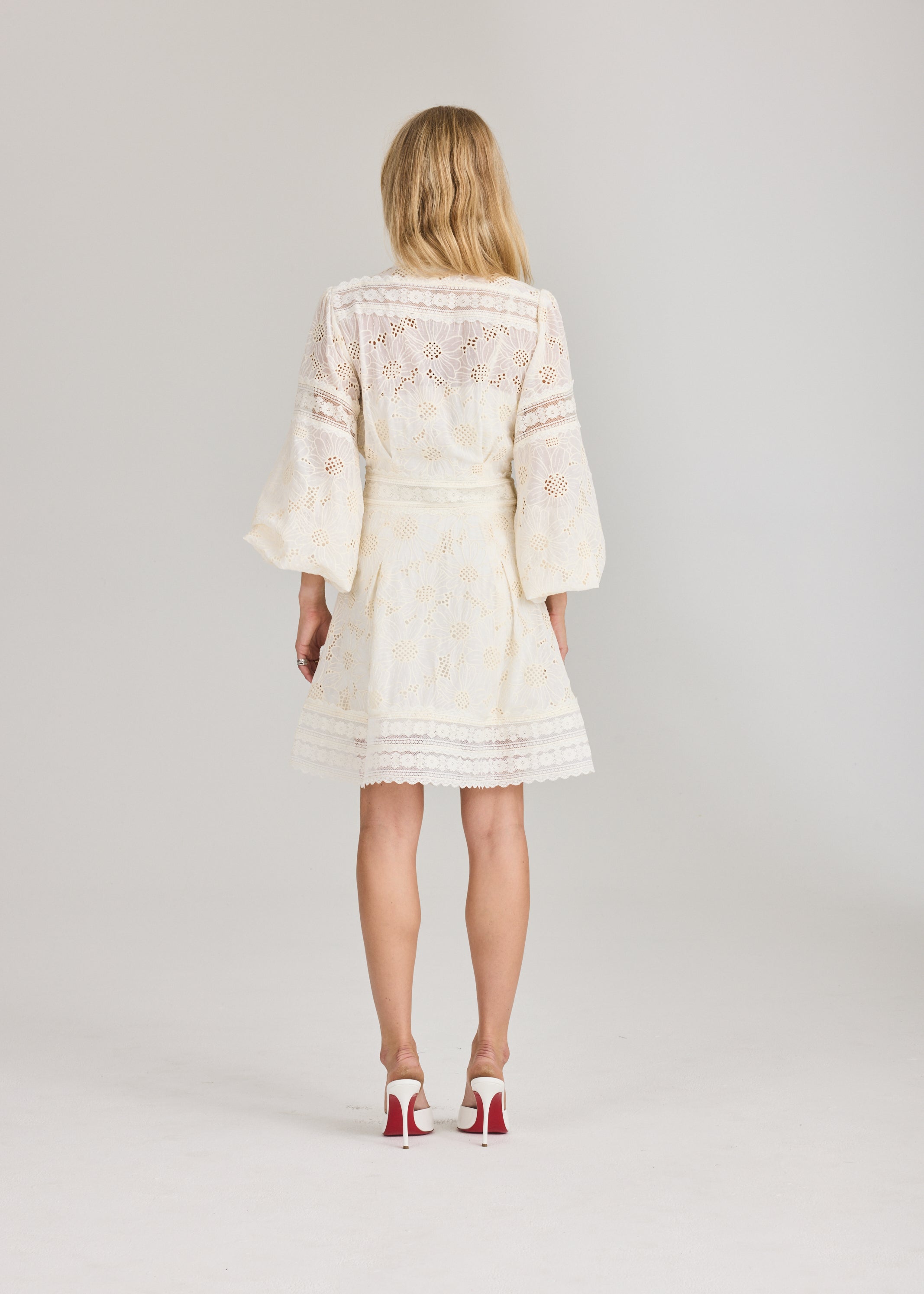 Aliah Daisy Dress - Cream