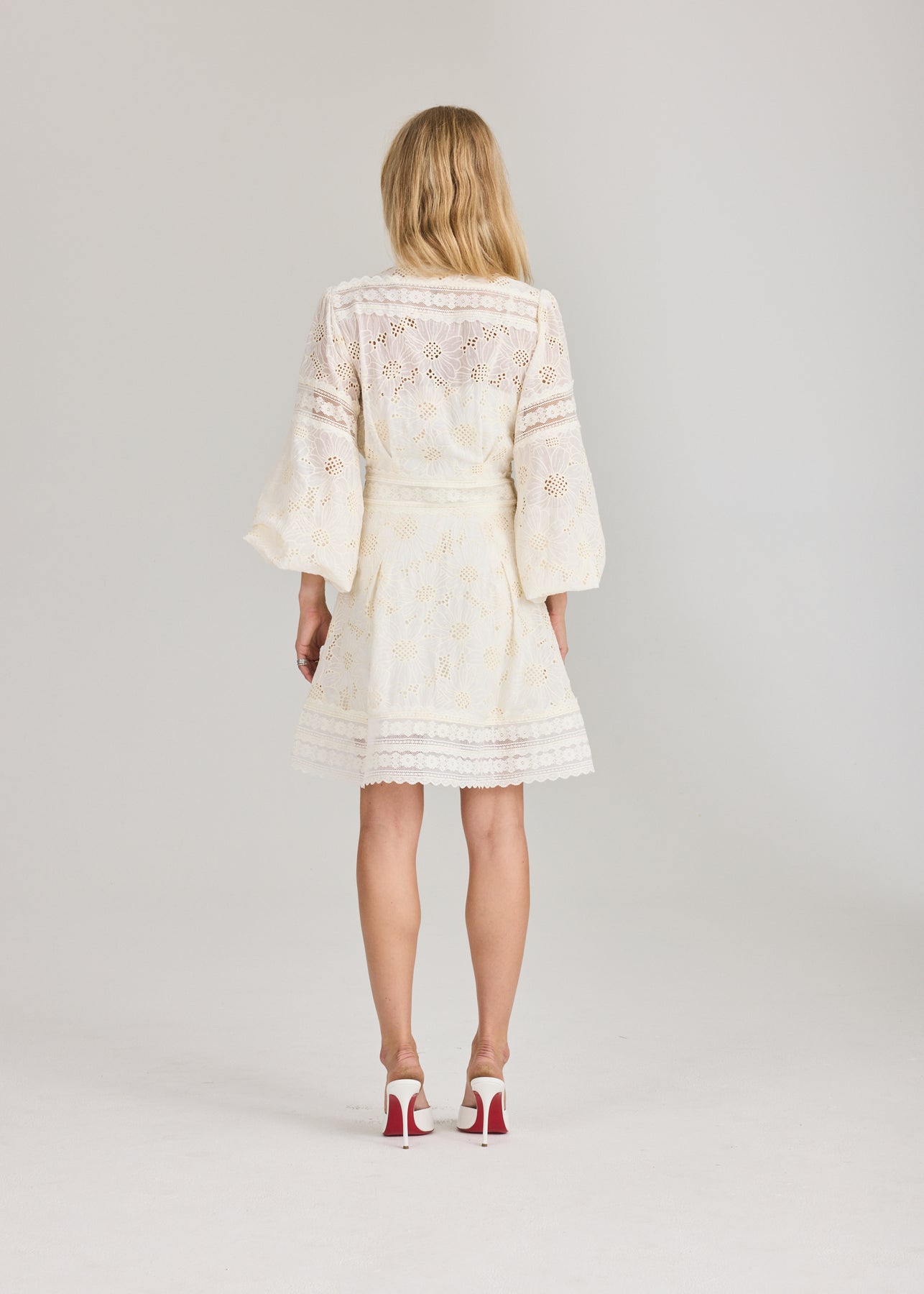 Aliah Daisy Dress - Cream