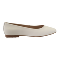 Trieste Ballerina Leather - Creme