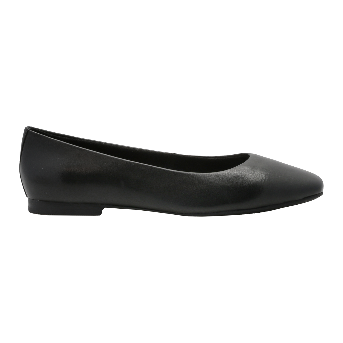Trieste Ballerina Leather - Black