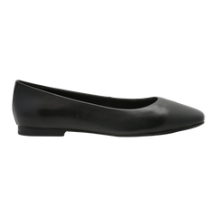 Trieste Ballerina Leather - Black