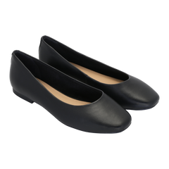 Trieste Ballerina Leather - Black