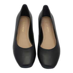 Trieste Ballerina Leather - Black