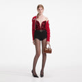 3D Sequin Top - Red