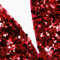 3D Sequin Top - Red