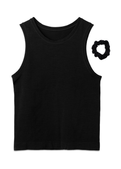 Bandha Scrunchie Top - Beautiful Black