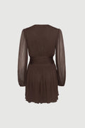 Riviera Dress Short - Dark Brown