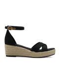 Azra Espadrille Wedge - Black