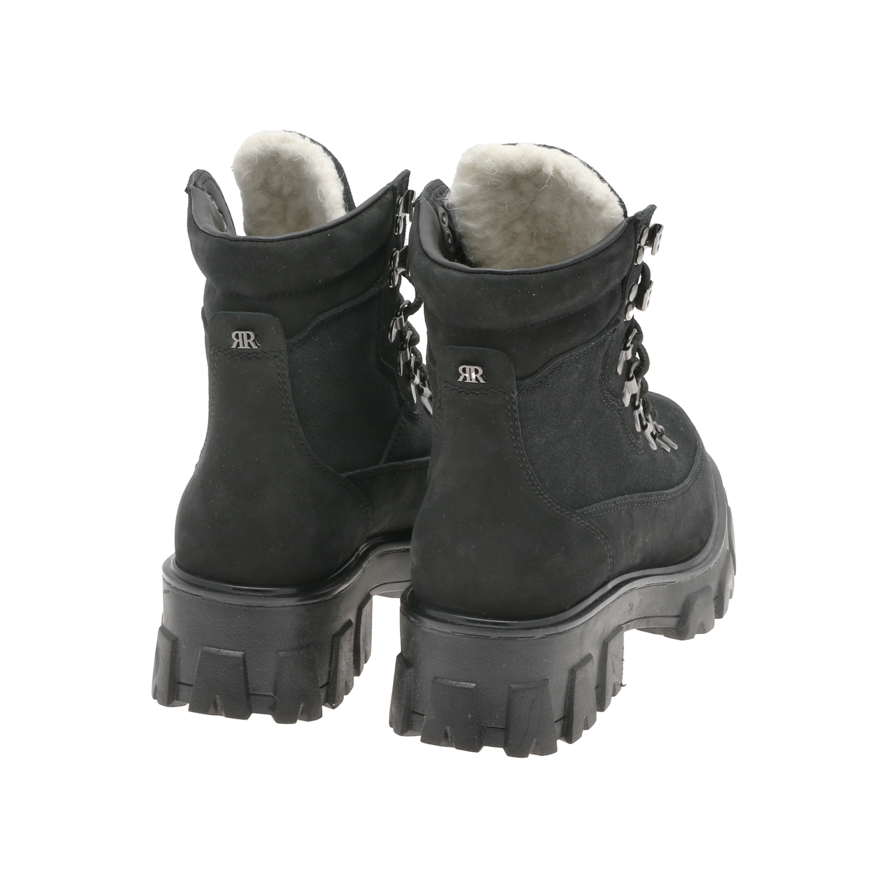 Combat Leather Boot - Warm Black