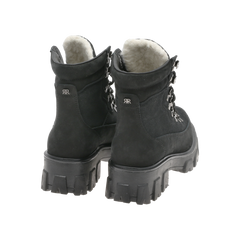 Combat Leather Boot - Warm Black