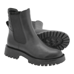 Livo Leather Chelsea - Black
