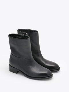 Pavia Leather Boot - Black