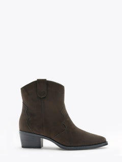 Western Boot Low - Dark Brown