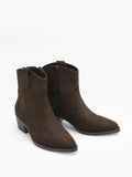 Western Boot Low - Dark Brown