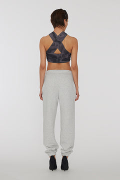 Sweatpants With Logo - Light Grey Melange