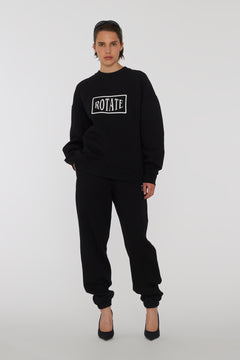 Sweat Crewneck With Logo - Black