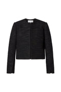 Ruthie Cropped Boucle Blazer - Black