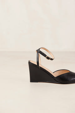 Polly Leather Pumps - Black
