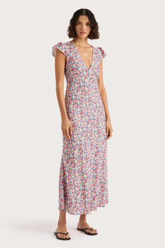 Esson Midi Dress - Valerie Floral - Multi