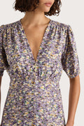 Bellavista Midi Dress - Valerie Floral - Purple