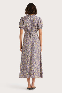 Bellavista Midi Dress - Valerie Floral - Purple