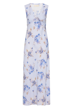 Josephine Maxi Dress - Leona Floral - Lilac
