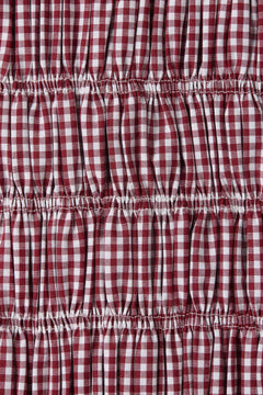 Laia Maxi Dress - Gingham Deep Red