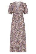 Bellavista Midi Dress - Valerie Floral - Purple