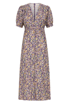 Bellavista Midi Dress - Valerie Floral - Purple