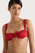 Dinard Bikini Top - Red