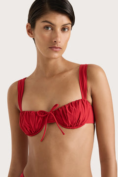 Dinard Bikini Top - Red