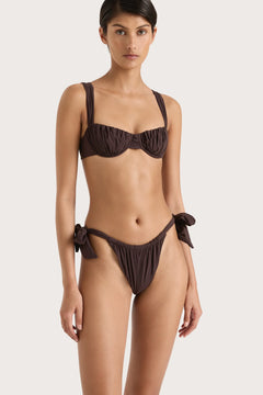 Emily Bikini Top - Coffee