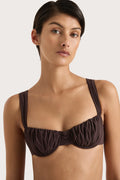 Emily Bikini Top - Coffee