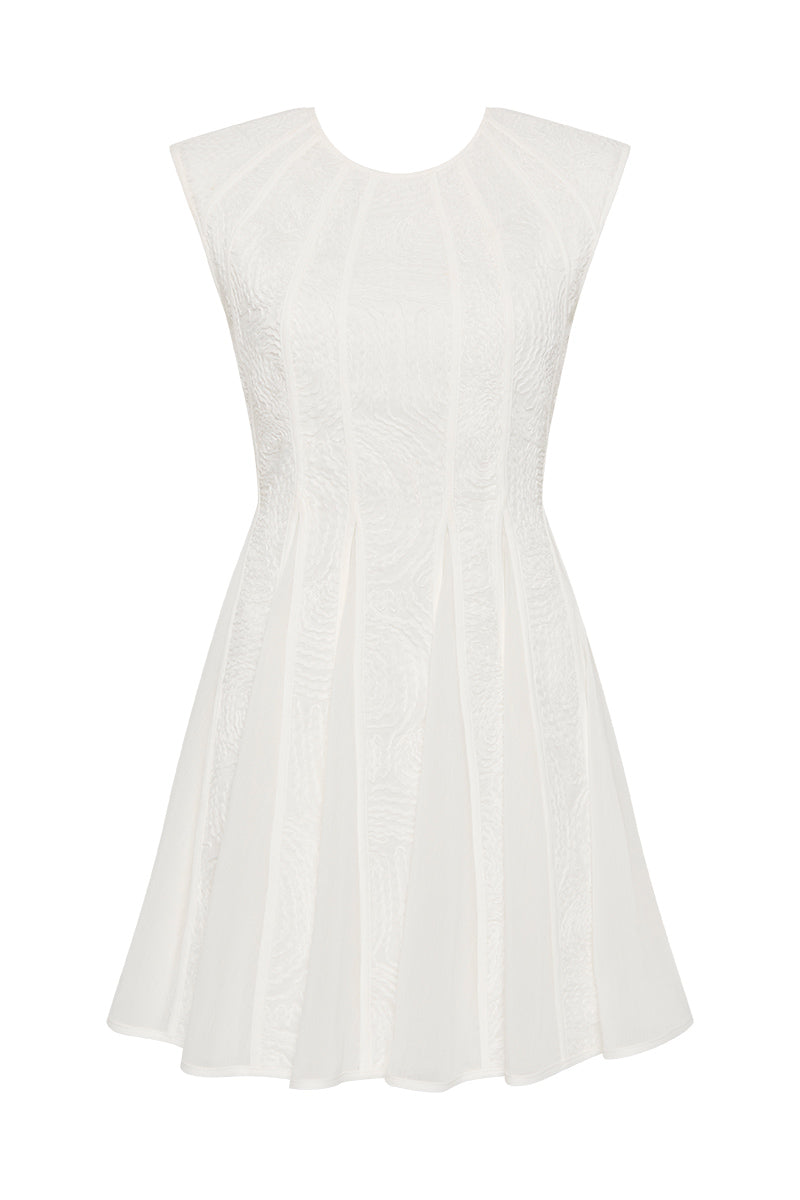 Soleil Lace Mini Dress - Ivory
